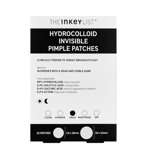 The INKEY List The INKEY List Hydrocolloid Invisible Pimple Patches (22 patches)