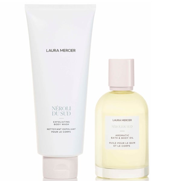 Laura Mercier Laura Mercier Néroli du Sud Exfoliating Body Wash and Bath and Body Oil Bundle