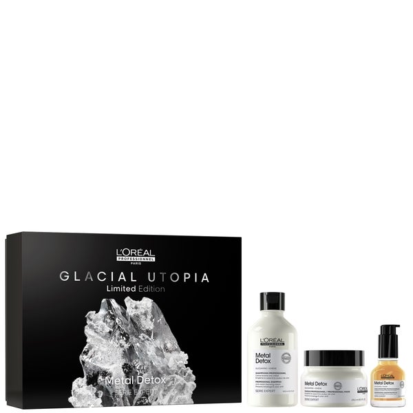 Lu0027Oréal Professionnel L'Oréal Professionnel Serie Expert Metal Detox Trio Gift Set: Protects Hair From Damage for Smooth Strong & Shiny Hair