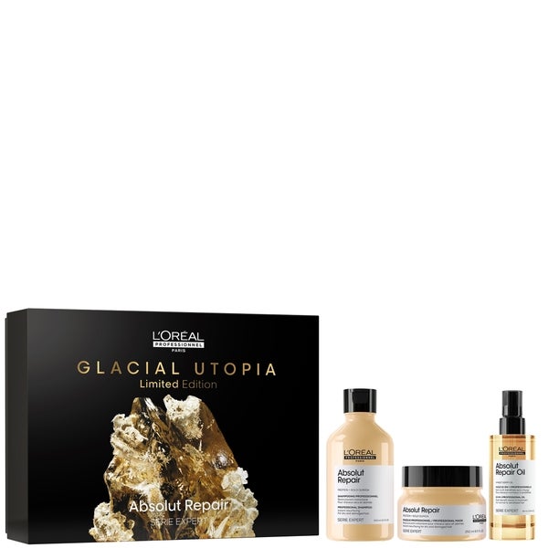 Lu0027Oréal Professionnel L'Oréal Professionnel Serie Expert Absolut Repair Trio Gift Set: Surface Damage Repair for Shinier and Softer Hair
