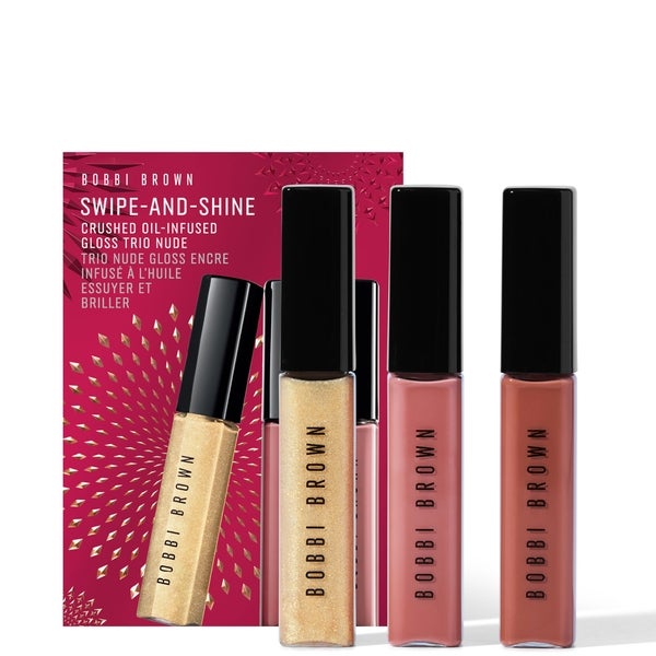 Bobbi Brown Bobbi brown Swipe-and-Shine Crushed Oil-Infused Gloss Trio - Nude