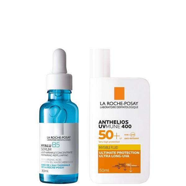 La Roche-Posay La Roche-Posay Daily Replump and Protect Set: Hyalu B5 Hyaluronic Acid Serum + SPF50+