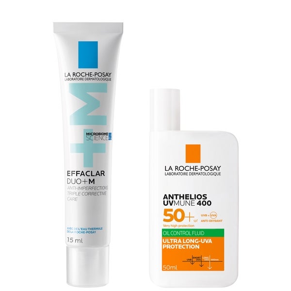 La Roche-Posay La Roche-Posay Breakout-Fighting Daily Defense Set: Effaclar Duo+M Corrective Care and SPF50+