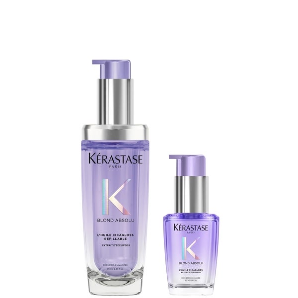Kerastase Kérastase Chroma Absolu Refillable Hair Oil 75ml and Refill Capsule Duo for colour treated hair