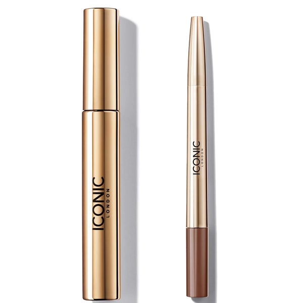 ICONIC London ICONIC London Triple Threat Mascara Brown and Kajal Duo Brown