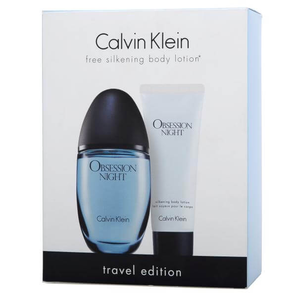 Calvin Klein - Obsession Night for Her Gift Set (100ml Eau de Parfum with Body  Lotion) Perfume - Zavvi US
