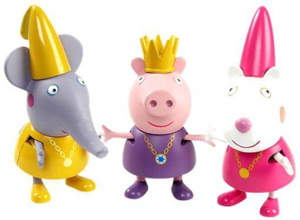 Peppa pig princess toy top