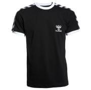Kanon Ud Fare Hummel Davenport T-Shirt-Black/White Mens Clothing - Zavvi US