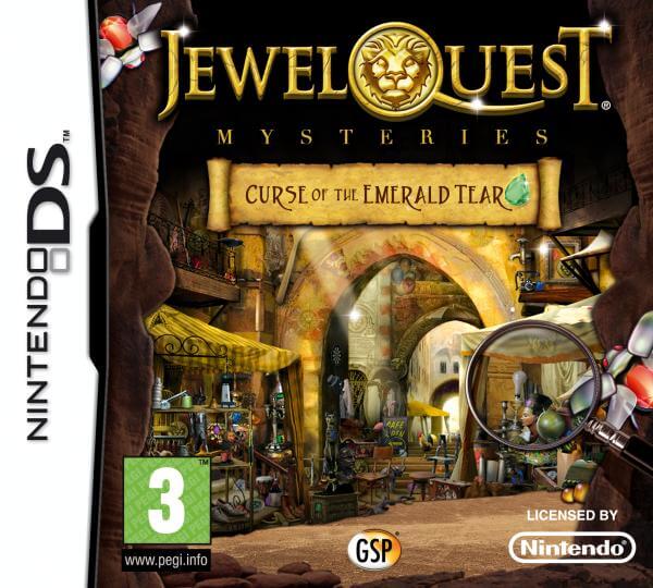 Jewel Quest Mysteries Curse of the Emerald Tear Nintendo DS