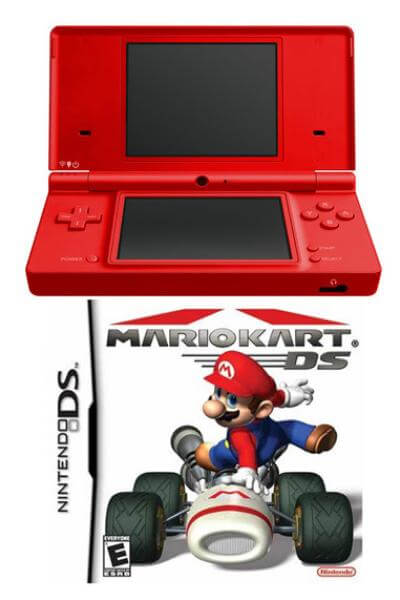 Scene udsultet motivet DSi Red and Mario Kart Bundle Games Consoles - Zavvi (日本)