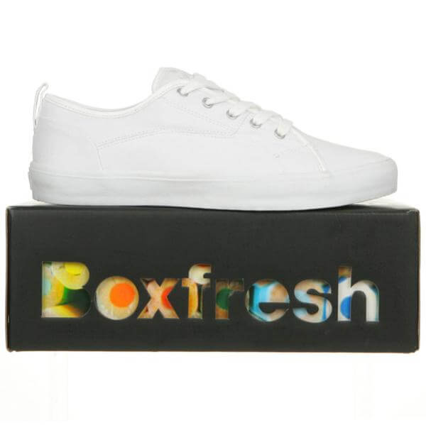 Boxfresh white trainers shop
