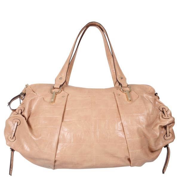 Fiorelli Barbara Croc Finish Flight Bag Camel Croc