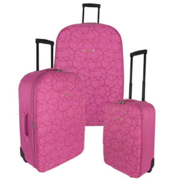 Antler Revelation Ruby 3 Piece Rollercase Set Pink