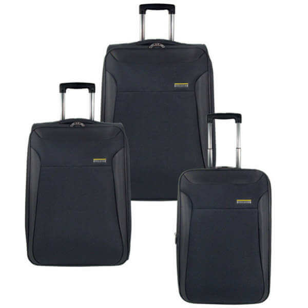 Antler Revelation Nexus 3 Piece Rollercase Set Black Clothing Zavvi US