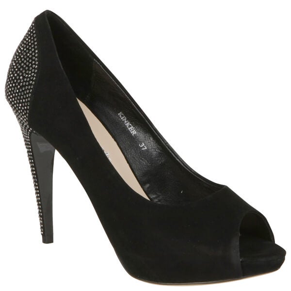 Moda in pelle black shoes online