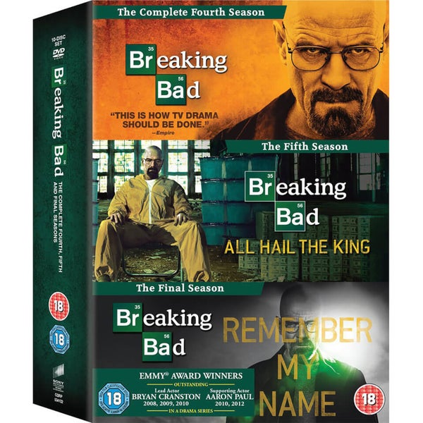 Breaking Bad - Final Seasons Box Set (4-6) DVD - Zavvi UK