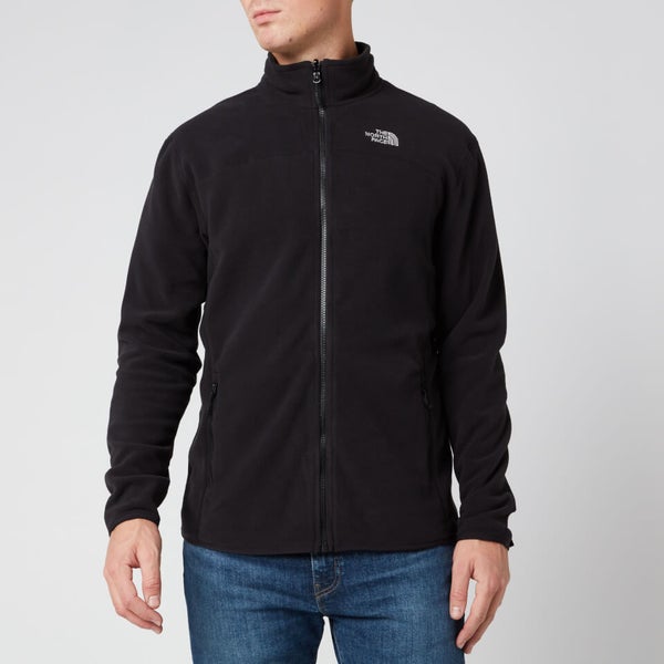 the north face 100 glacier full zip men's fleece