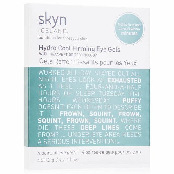 skyn ICELAND Hydro Cool Firming Eye Gels (4-Pack-Bilingual Carton) 0