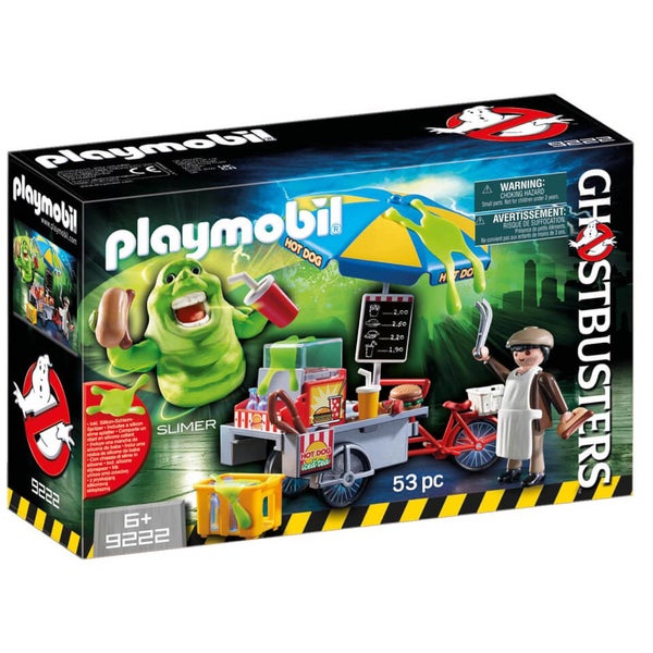 Playmobil Ghostbusters™ Slimer with Hot Dog Stand (9222) Toys
