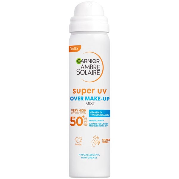 Garnier Ambre Solaire Over Makeup Super UV Protection Mist SPF50 75ml