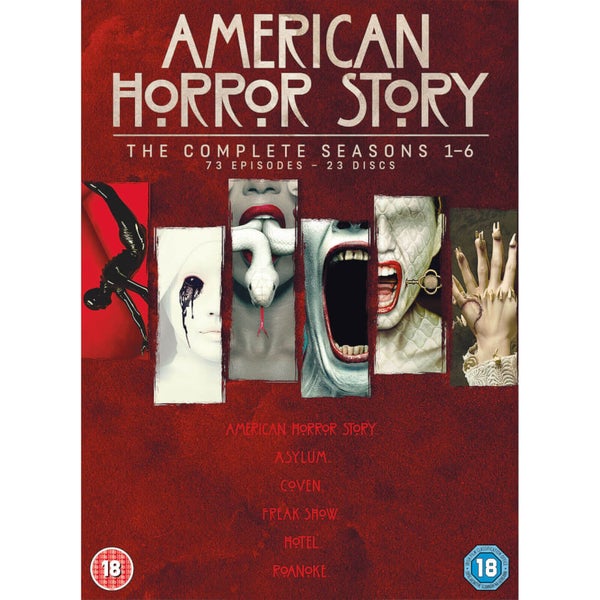 American Horror Story Season 1-6 DVD Zavvi Australia