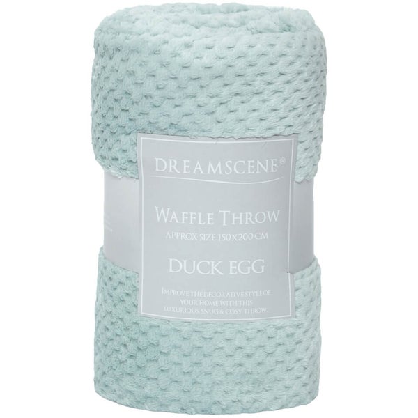 Dreamscene waffle throw store