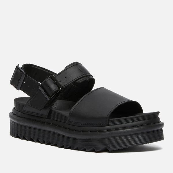 Dr. Martens Women s Voss Leather Strap Sandals Black TheHut