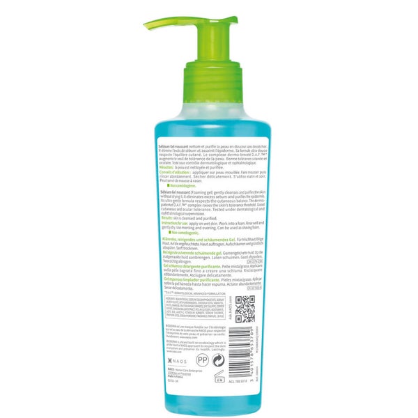 Bioderma Sebium purifying face wash 200ML 0
