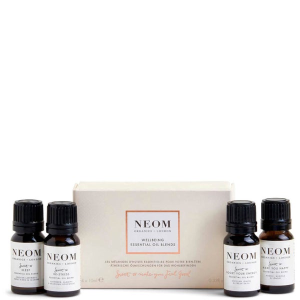 NEOM Essential Oil Blends 4 x 10ml (Worth £80.00