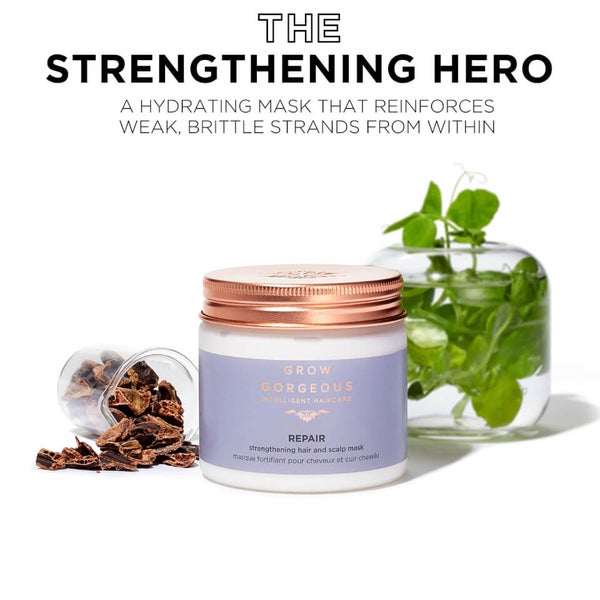 Grow Gorgeous Repair Strengthening Hair and Scalp Mask 200ml 1