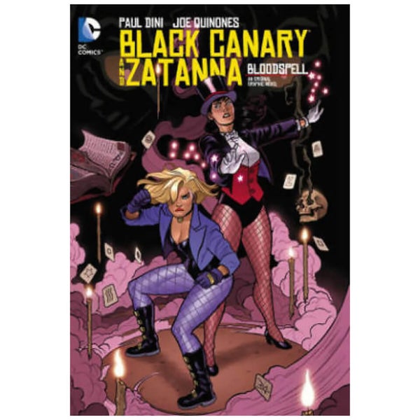 DC Comics - Black Canary And Zatanna Bloodspell Hard Cover Books