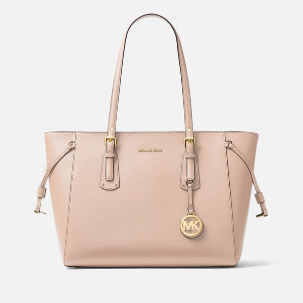 MICHAEL KORS - SALE!! Michael Kors◆iPhone 7 Soft Pink Michael Kors Adele Double Zip Wristlet Wallet - Soft Pink