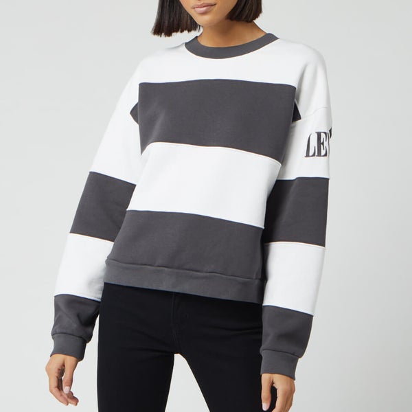 限定セール -SALE Neck Crew Diana CB Women's Levi's Sweatshirt Iron/White - メンズウェア