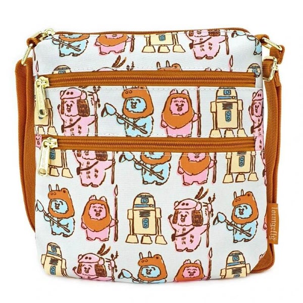 Loungefly Star Wars Pastel Ewok Aop Nylon Passport Merchandise Zavvi Ireland