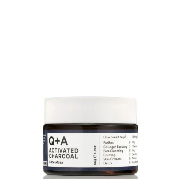 Q A Activated Charcoal Face Mask 50g 0