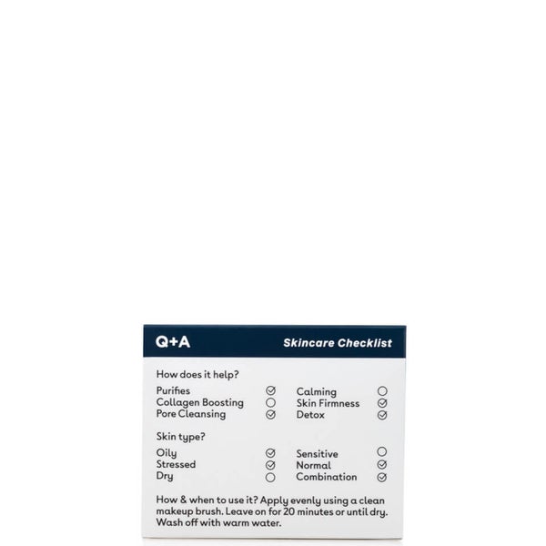 Q A Activated Charcoal Face Mask 50g 2