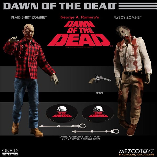 当時物　DAWN OF THE DEAD Figure Series 4体セット Mezco One:12 Collective Dawn of the Dead Boxed Set Merchandise
