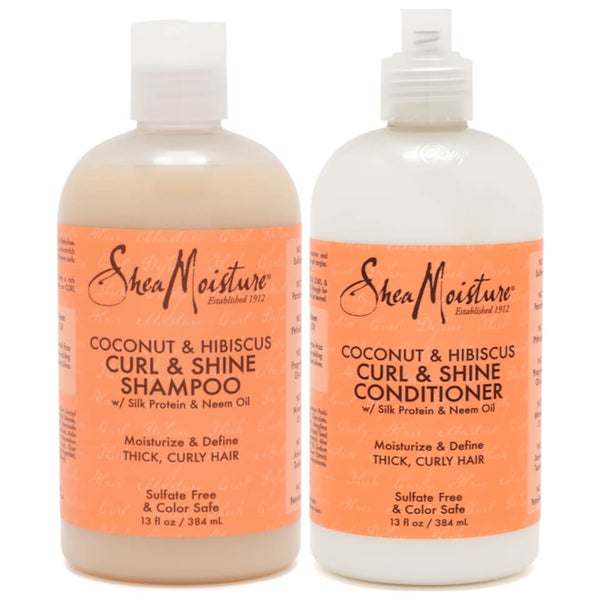 SheaMoisture Shampoo and Conditioner Curly Hair Duo (Worth $39.98)