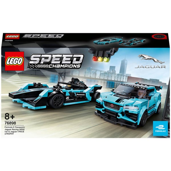 LEGO Speed Champions: Panasonic Jaguar Racing Cars Set (76898) Toys Zavvi US