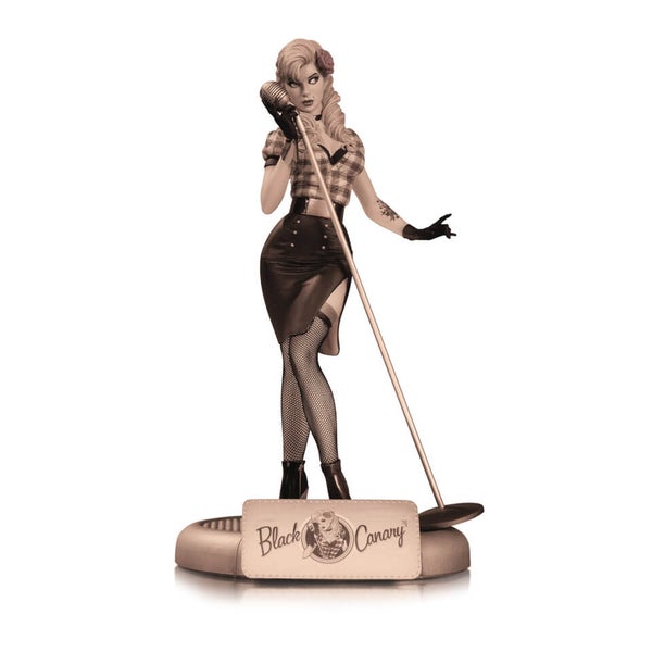 Dc bombshells black hot sale canary statue