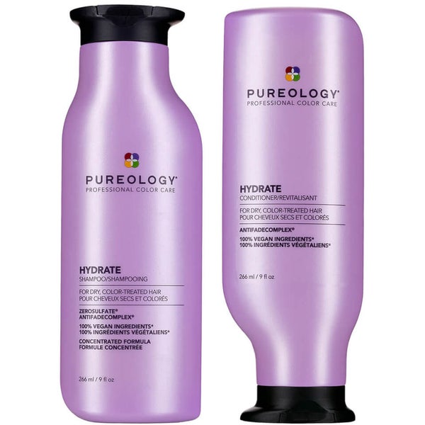 Pureology Hydrate Shampoo and Conditioner Duo x 266ml - LOOKFANTASTIC