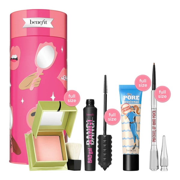 benefit Talk Beauty to Me Blush Brow Mascara and Primer Gift Set