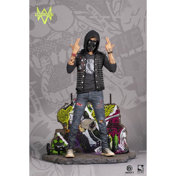 Watch Dogs2 レンチフィギュア PureArts Watch Dogs 2 Hacktivist Wrench 1:4 Scale Statue