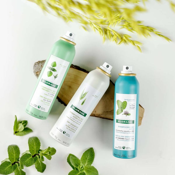 KLORANE Detox Dry Shampoo with Organic Aquatic Mint for Pollution-Exposed Hair 150ml 3