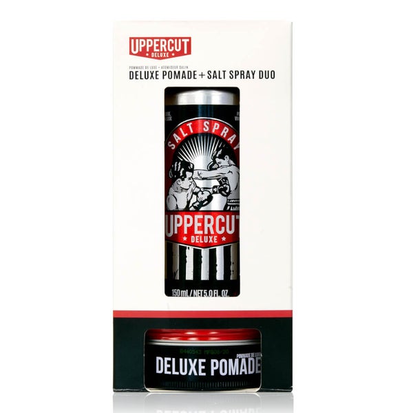 Uppercut Deluxe Pomade and Salt Spray Duo Lookfantastic UAE