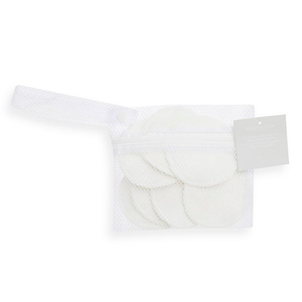 Revolution Beauty White Recycled & Reusable Cleansing Pads (7 Pack)