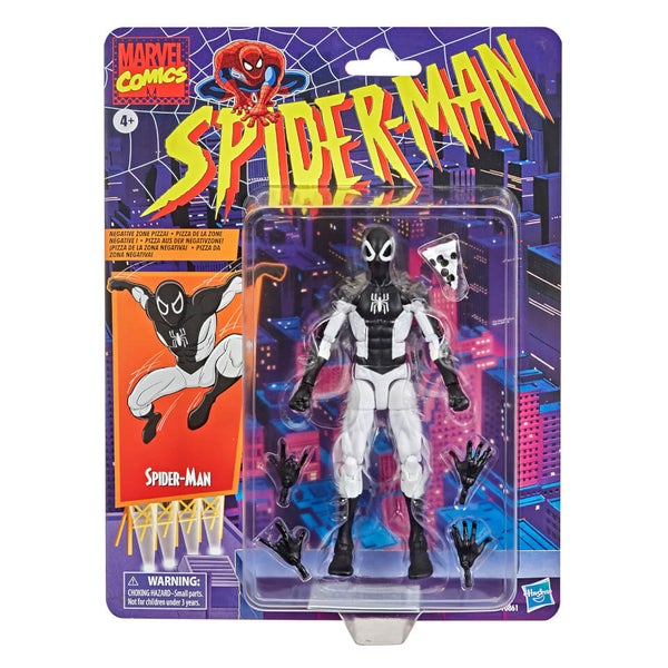 Hasbro Marvel Legends Spider Man Vintage Collection Negative Suit