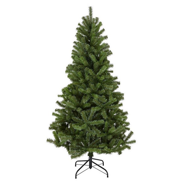 General Foam 7.5 Ft. Moss Grand Fir Slim Unlit Artificial Christmas Tree -  Henery Hardware