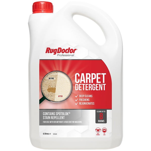 Rug Doctor Carpet Detergent With Spotblok 4 Litre Homebase