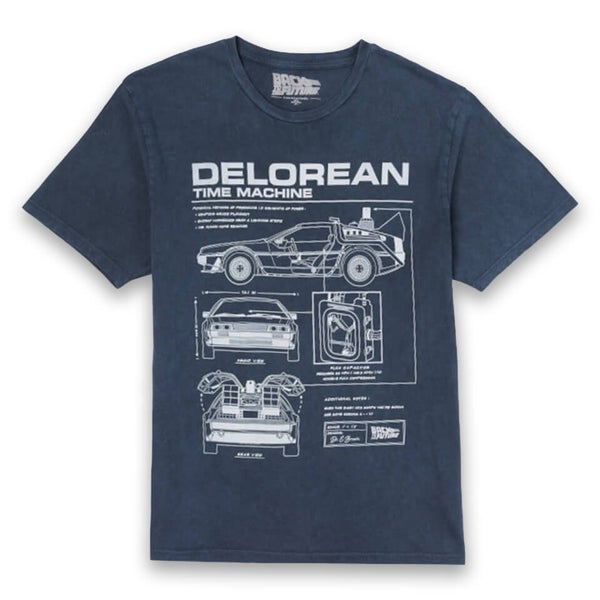 back to the future delorean t shirt